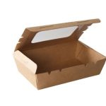 Caja c/ventana 2100ml Kraft (4x50)